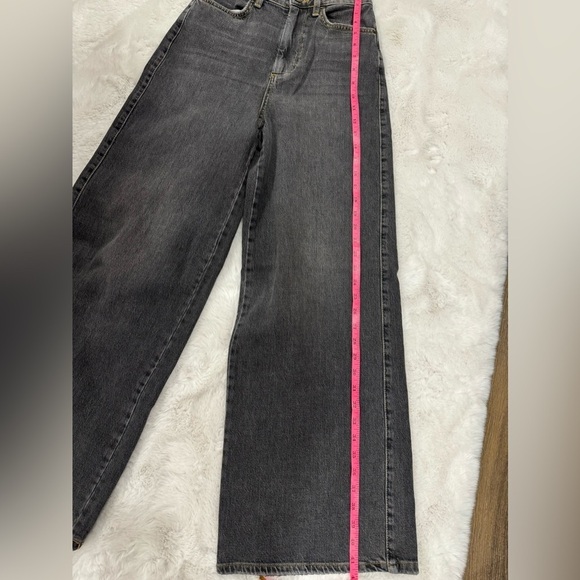 BDG urban outfitters black A wide leg jeans distressed Sz: 26 - Picture 6 of 9